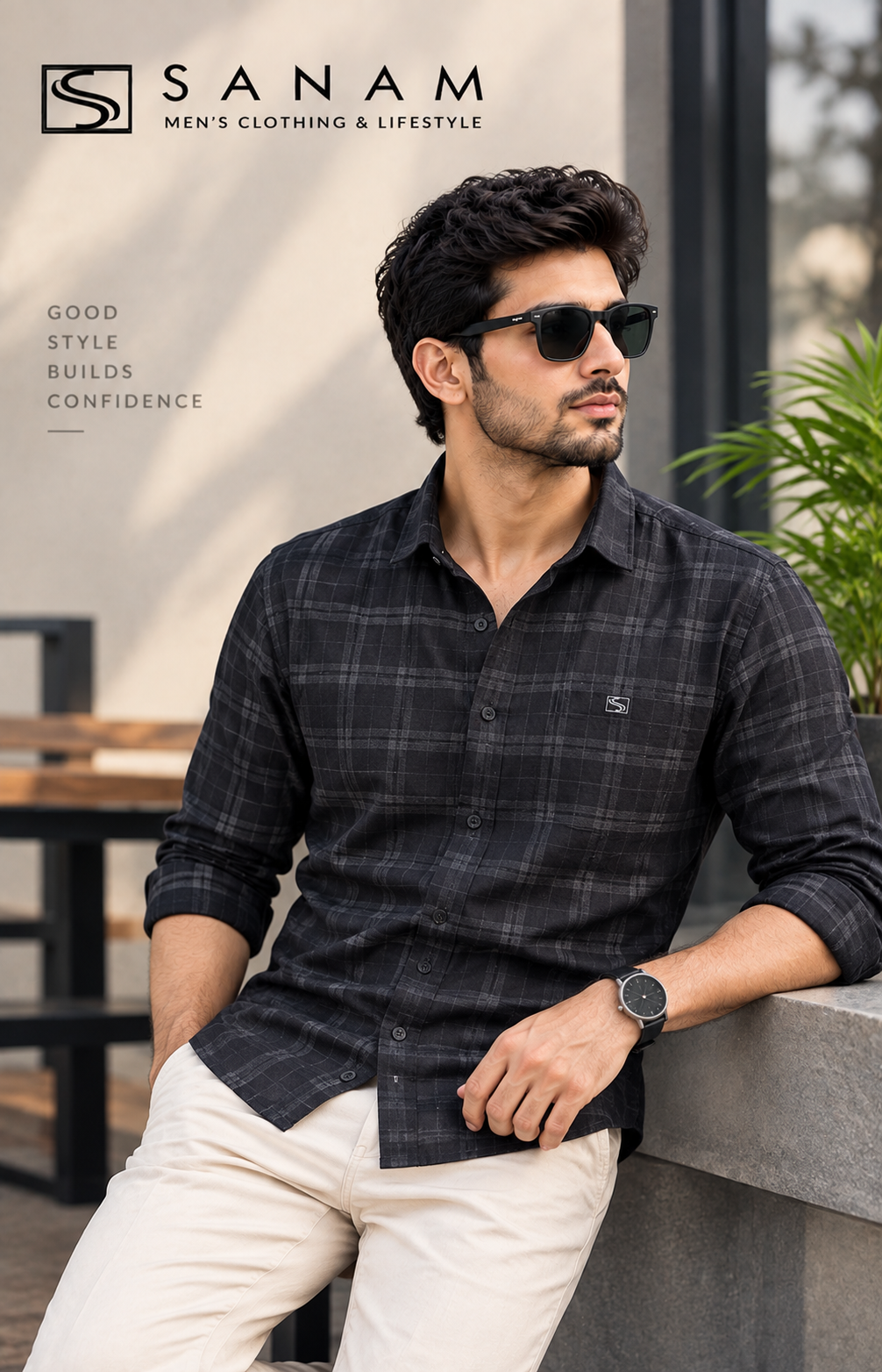 Half  Printed Casual Shirt